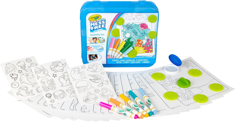 Crayola Color Wonder Mess Free Coloring Activity Set (30+ Pcs), Travel Art Kit, Gift for Kids & Toddlers, Ages 3+