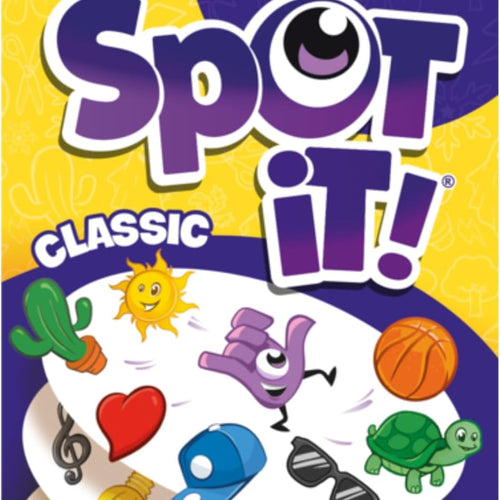 Asmodee Spot It! Classic Card Game 5-in-1 Pocket Eco Edition for quick reflexes and family fun