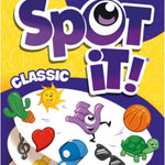 Asmodee Spot It! Classic Card Game 5-in-1 Pocket Eco Edition for quick reflexes and family fun