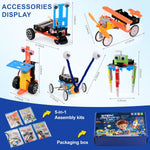 STEM Kit for Kids Ages 6-13, Robot Building Science Kit with 5 Robots to Build, DIY STEM Gift Toy