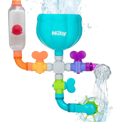 ToyTonix Wacky Water Pipes Interactive Bath Toy for Toddlers 18 Months Plus with Learning Experience
