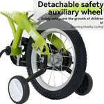 BMX style 16 inch kids' bicycle with adjustable design and training wheels for boys and girls ages 4-7