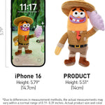 POP MART Spongbob Residents of Bikini Bottom-Whimsical Plush Part2, Blind Box Keychain – Plush Pendant, Bag Charm, Collectible Holiday Birthday Gift, Single Box