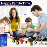 STEM Kits for Kids Ages 8-10-12-14, Stem Toys for Boys Age 8-12, Science Projects, Solar Car Building Kits, Activities Engineering Kit, Gifts for 8 9 10 11 12 Year Old Boys