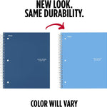 Five Star Spiral Notebook + Study App, 5 Subject, College Ruled Paper, 8-1/2" x 11", 200 Sheets, Fights Ink Bleed, Water Resistant Cover, Pacific Blue (73635)