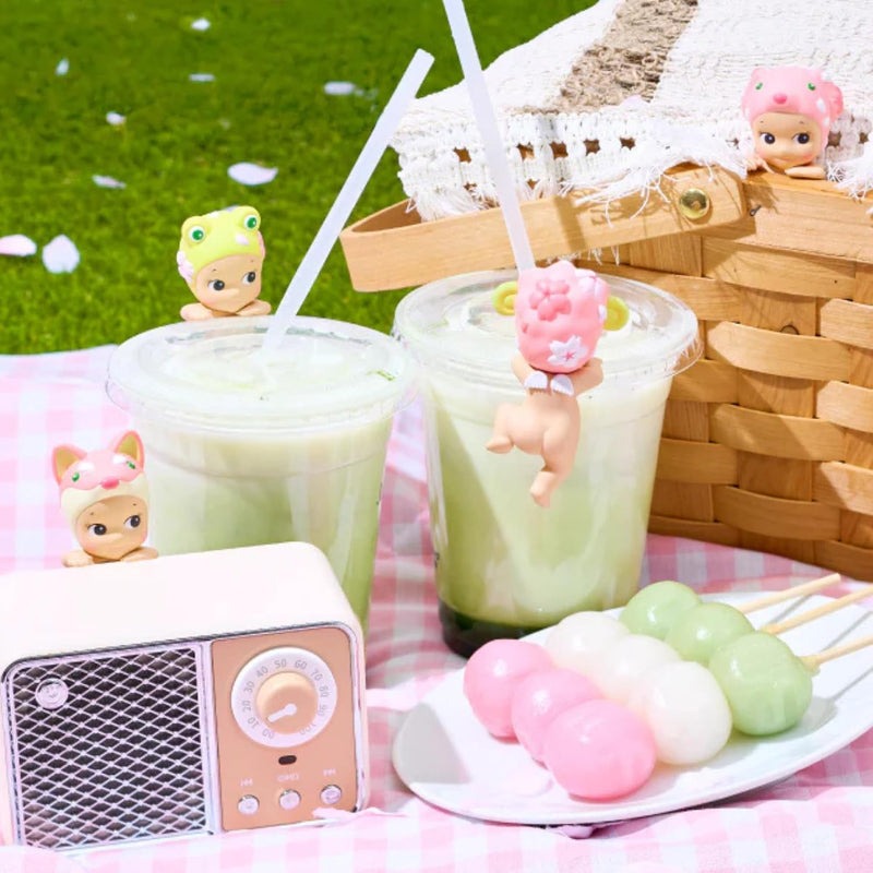 Sonny Angel Cherry Blossom HIPPERS - Original Decorative Mini Figure/Limited Edition Series - 1 Sealed Blind Box