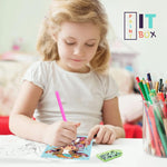 Acelii 6 Pack 5D Cartoon Diamond Painting Kits for Kids Beginners | Cute Animals DIY Diamond Art Kit for Kids,Full Round Drill Big Gem Art for Kid,Home Wall Decoration 6X6 inch