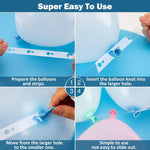 KICNIC Balloon Arch Kit with 32.8ft Tape Strips & 200 Glue Dots for Party, Wedding, Baby Shower Decor