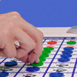 Jax SEQUENCE Game with Folding Board, Cards, and Chips for 2-12 Players, Ages 7 and Up