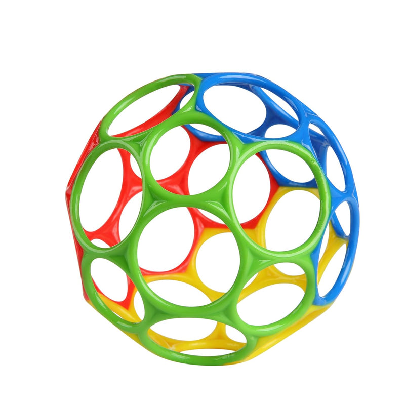Bright Starts Oball Classic Ball - BPA-Free Infant Toy in Vibrant Colors, 4-Inch