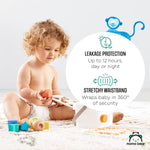Amazon Brand - Mama Bear Gentle Touch Baby Diapers, Size 2, 184 Count (4 packs of 46), Leak Protection, Wetness Indicator, Formulated Without Fragrance