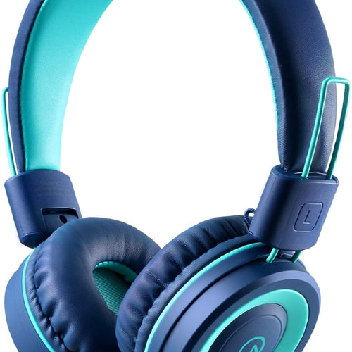 Kids Headphones - noot products K11 Foldable Stereo Tangle-Free Wired Cord On-Ear Headset