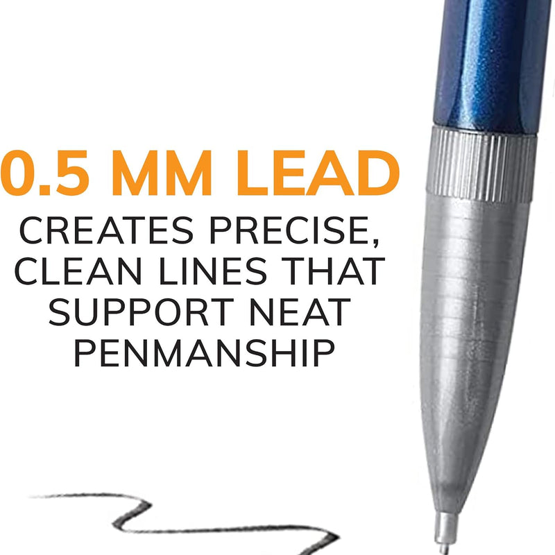 BIC Xtra-Precision Mechanical Pencils with Erasers, Fine Point (0.5mm), 24-Count Pack Mechanical Drafting Pencil Set