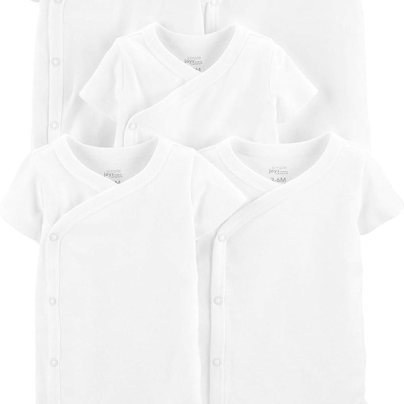 Simple Joys by Carter's Unisex Baby 5-pack Side Snap Short-sleeve Bodysuit