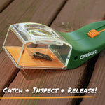 Carson BugView 5X Magnifying Glass Quick-Release Bug Catcher for Indoor and Outdoor Use, Perfect for Kids and Adults
