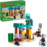 LEGO Minecraft The Illager Desert Patrol Toy Figures and Playset for Kids Ages 7+