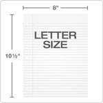 Oxford Filler Paper, 8 x 10-1/2 Inch Wide Ruled Paper, 3 Hole Punch, Loose Leaf Notebook Paper for 3 Ring Binders, 500 sheets (62330), white