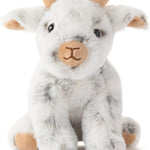 The Petting Zoo Goat Stuffed Animal Plushie, Gifts for Kids, Wild Onez Babiez Farm Animals, Goat Plush Toy 6 inches