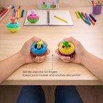 Silicone Thumb Rocker Fidget Toys for Kids Adults ,4PCS Stress Relief Sensory Toys for Autism ADHD Anxiety,Fun Textures Gadgets,Office Desk Toy,Stocking Stuffers for Women Men Teen Gifts