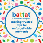 Battat Cause and Effect Toy with Buttons and Colors for Kids, Toddlers, and Babies