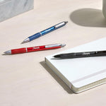 Sharpie S-Gel Pens, Sleek Metal Barrel, Gunmetal, Medium Point (0.7mm), Black Gel Ink, 4 Count