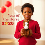 The Petting Zoo Floppy Horse Stuffed Animal Plushie, Gifts for Kids, Wild Onez Wildlife Animals, Horse Plush Toy 8 inches