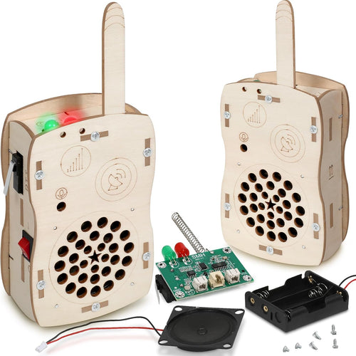 Build Your Own Walkie Talkies STEM Toys for Kids Age 8-12