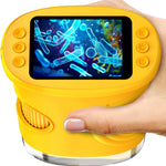 1000X Digital Handheld Microscope for Kids with 2.0" IPS Screen, Orange, STEM Science Lab Gift for Boys & Girls Age 4-12