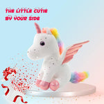 Sew Butiful 8" Unicorn Stuffed Animal - Cute Plush Toy Gift for 3-8 Year Old Girls, Soft Birthday Present for Baby, Toddler, Kids, Decor