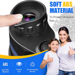 Let's Go! Kids Binoculars 8X Shockproof with Safety Eyepieces Compact Design