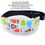 Head Support for Stroller Car Seat - Head Band Strap Headrest for Sleeping Traveling for Toddler Kids Children Child Baby Infant | Breathable Cotton, Adjustable Buckle Head Strap; Machine Washable; Road Trips and Travel Accessory for Toddler and Kids