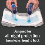 Depend Night Defense Adult Diapers, Incontinence Underwear for Men, Disposable, Overnight, Extra-Large, Grey, 20 Count, Packaging May Vary
