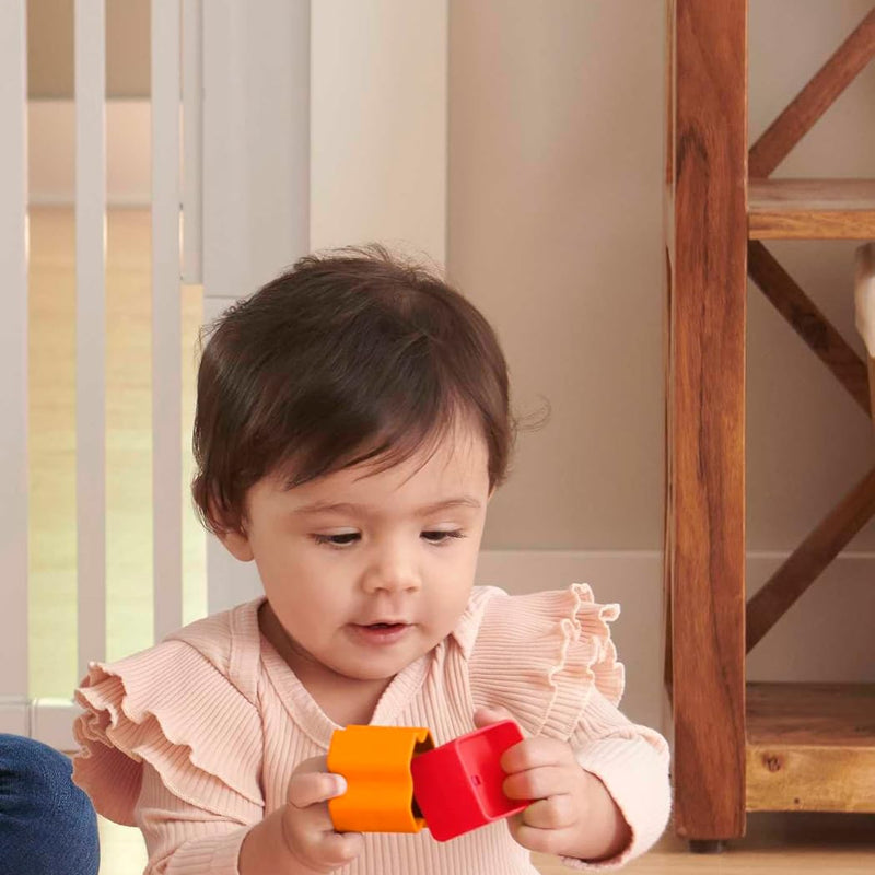 Fisher-Price Stacking Toy Baby's First Blocks Set for Sorting, Stacking & Dropping, Ages 6+ Months