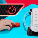 Hasbro Gaming Hypershot Electronic Tabletop Hockey Game | Ages 8+ | 5 Games in 1 | Music, Lights, and Sounds