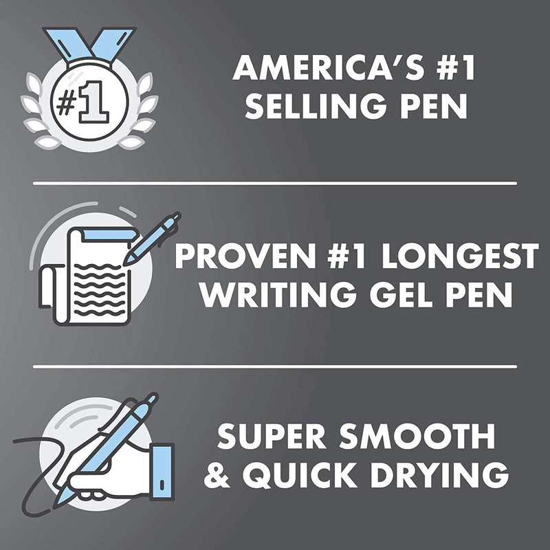 Pilot G2 Premium Refillable And Retractable Gel Ink Pens, Fine Point (0.7mm), 8 Colors, 8 Count (16606)