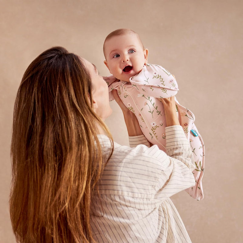 Love to Dream Swaddle UP, Baby Sleep Sack, Self-Soothing Swaddles for Newborns, Improves Sleep, Secure Fit Helps Calm Startle Reflex, New Born Essentials for Baby, 1.0 TOG, 5-8.5 lbs, Mini Posy