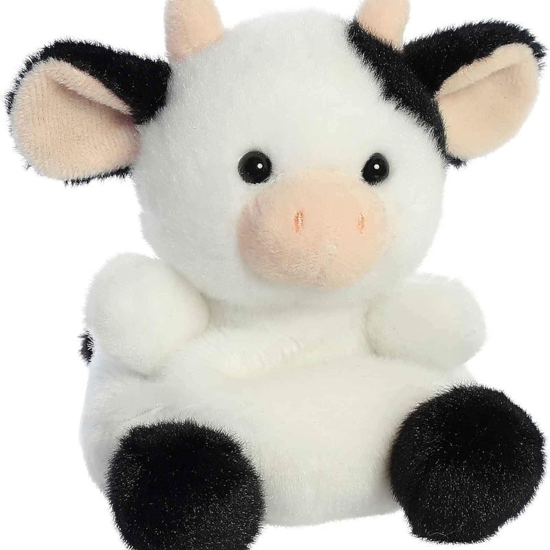 Aurora® Adorable Palm Pals™ Sweetie Cow™ Stuffed Animal - Pocket-Sized Play - Collectable Fun - White 5 Inches