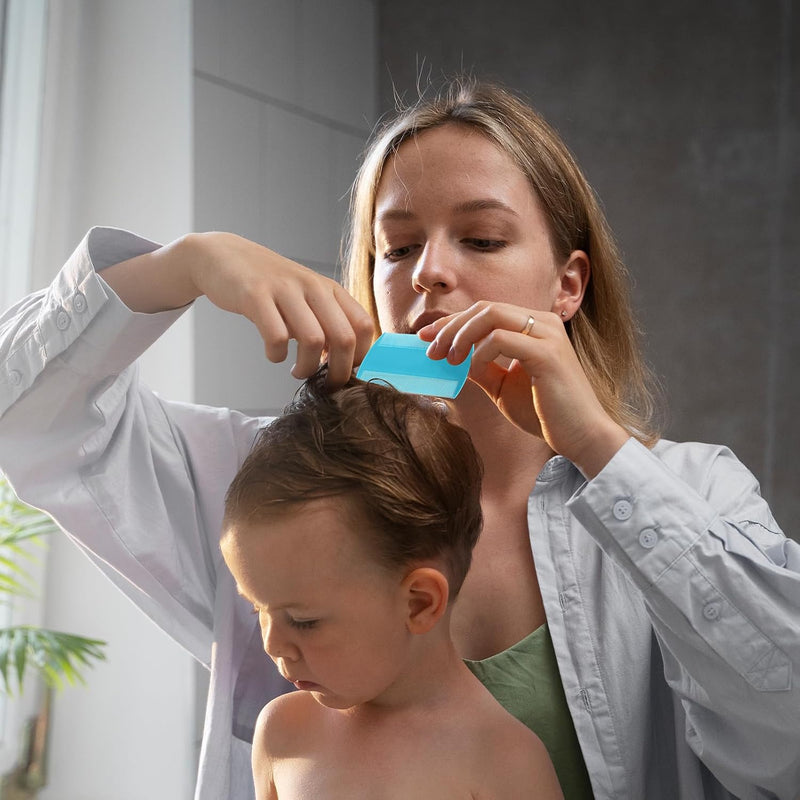 DEBETOOL 3-Piece Cradle Cap Brush Set with Comb & Baby Hair Brush | Natural Wooden Baby Brush Kit for Newborn & Infant Gentle Scalp Care
