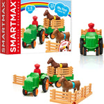 SmartMax My First Safari Animals STEM Magnetic Discovery Building Set with Soft Animals for Ages 1-5