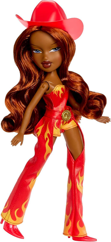 Bratz Sassy Stampede Sasha Fashion Doll with Accessories: Western, Cowgirl Style Clothes & Accessory Pieces