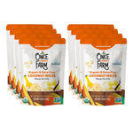 Once Upon A Farm Organic Coconut Melts with Probiotics, Strawberry Banana, Dairy Free, Non GMO, Kosher, 1 Ounces (Pack of 8) | Once Upon A Farm Organic Coconut Melts with Probiotics, Strawberry Banana, Dairy Free, Non GMO, Kosher, 1 Ounces, 8 Pack