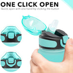 Enerbone 32 oz Drinking Water Bottle with Times to Drink and Straw, Motivational with Carrying Strap, Leakproof BPA & Toxic Free, Ensure You Drink Enough Water for Fitness Gym Outdoor