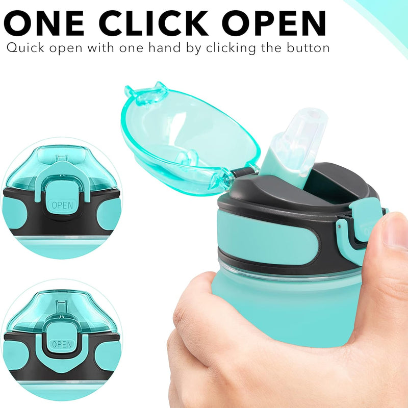 Enerbone 32 oz Drinking Water Bottle with Times to Drink and Straw, Motivational with Carrying Strap, Leakproof BPA & Toxic Free, Ensure You Drink Enough Water for Fitness Gym Outdoor