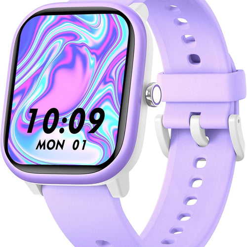 Smart Watch for Kids - No App/Phone Needed, 1.8" IP68 Waterproof, Pedometer, Heart Rate, Sleep Monitor, 12 Puzzle Games