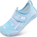 Stelle Kids Water Shoes Wide Toe Box Quick Dry Barefoot | Non-Slip Aqua Shoes,Breathable Mesh Upper for Beach,Swim,Pool and Outdoor Play,Fits Toddler to Big Kids