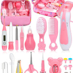 YASEW Baby Grooming Kit with Electric Nail Trimmer, Newborn Essentials | Hair, Nail, Nasal and Temperature Care, Home and Travel Ready, For Infants and Toddlers, Baby Shower Gift