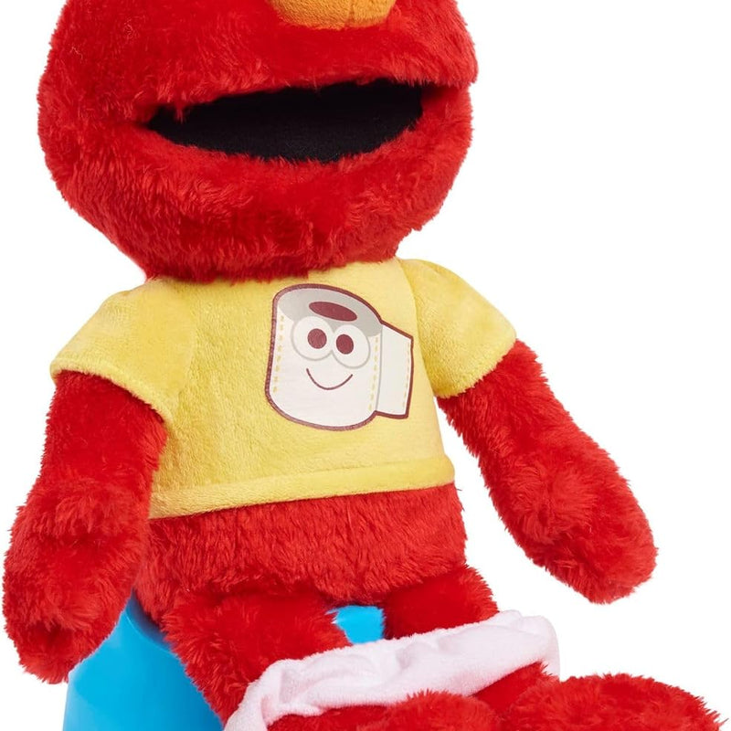 Sesame Street Potty Time Elmo 12-Inch Sustainable Plush Stuffed Animal