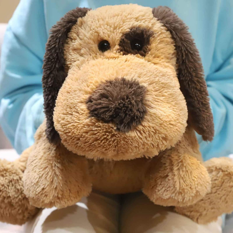 WEIGEDU Floppy Stuffed Dog Puppy Plush Toy, Stuffed Animal, 20 inch | Huggable Beagle Labrador Retriever, Lying Down, Super soft, For Kids Girls Boys Baby, Birthday Gift