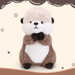 Riuhot Cute Otter Plush Soft Plushie Toy Stuffed Animal Birthday Gift for Kids Children Girls Boys 9.8 Inch Sea Otter Stuffed Animals