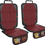 XHYANG Car Seat Protector,Auto Car Seat Protectors Baby Carseat Waterproof & Durable 600D Fabric for Child Baby Car Seat Mat Vehicle Pet Cover 2 Storage Pockets (2 Pack)